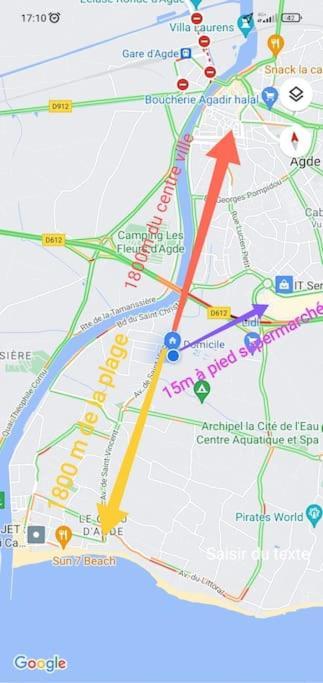 Harmonie Du Sud Lägenhet Le Grau-dʼAgde Exteriör bild